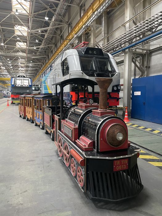 Детский паровозик электрический