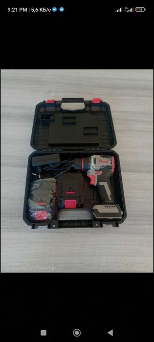 Янги Ишлателмаган

- Batareya kuchlanishi: 20 V

- Batareya turi: