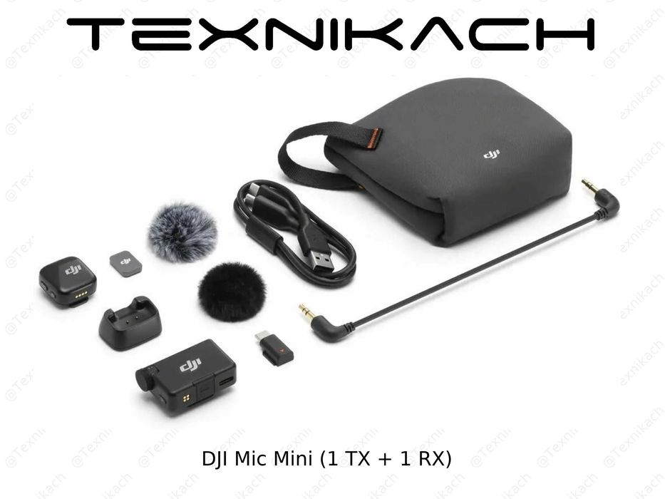 Новый • DJI Mic Mini (1 TX + 1 RX) • Доставка