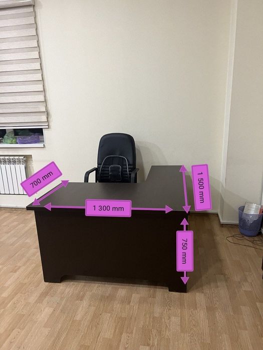 Угловой стол МДФ