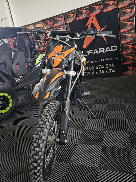 Motocross KXD Pro Germany Storm Electric pentru copii roti 14/12 inch, se poate limita viteza
