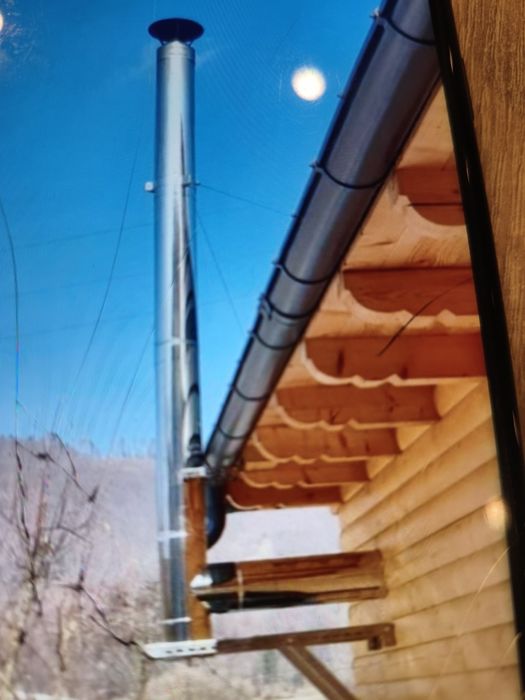 Tubularura Inox Cos Fum -Centrala Gaz sau Lemn