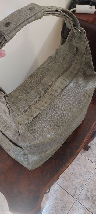 Пътна чанта от естествена кожа