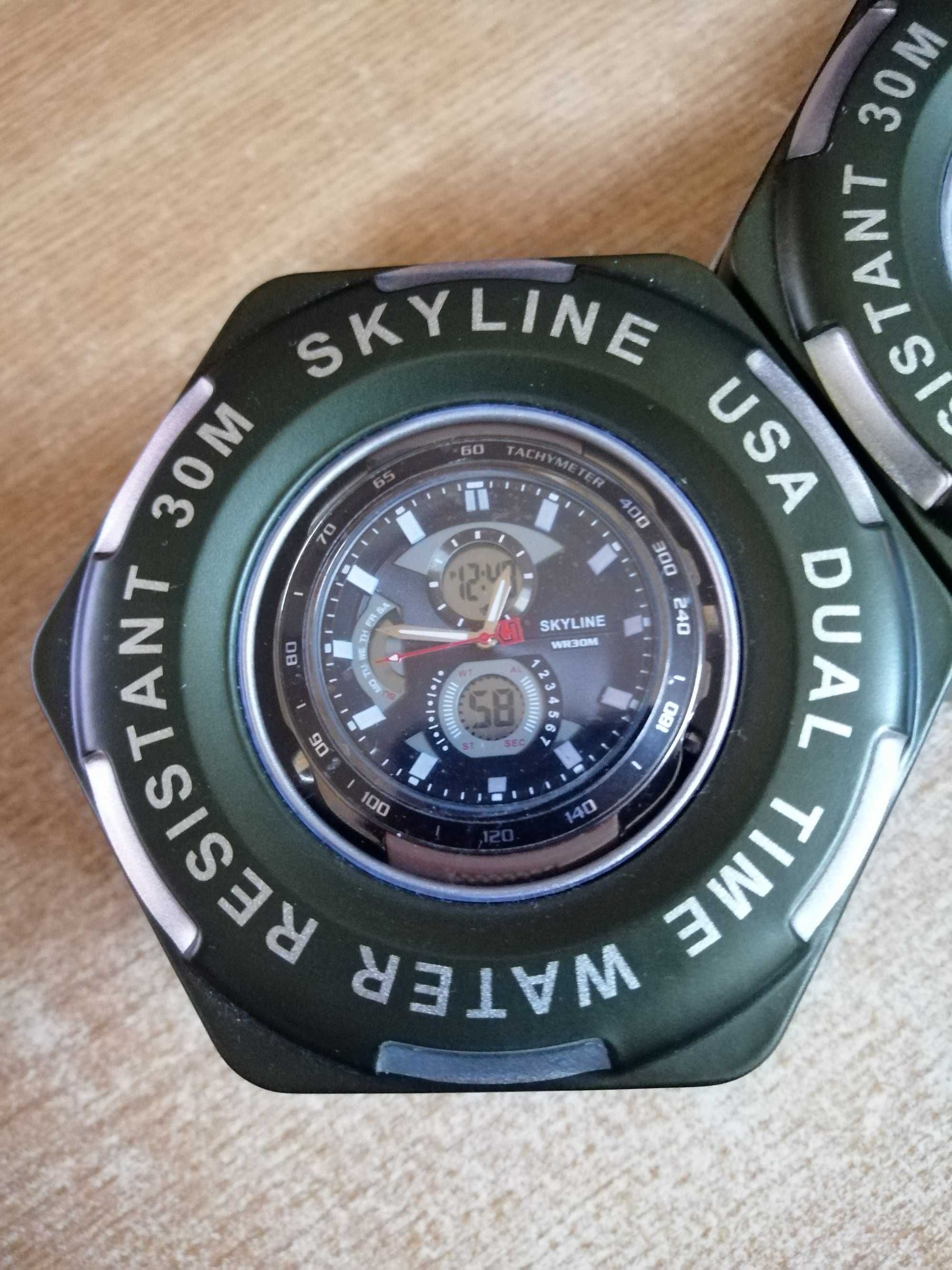 Skyline usa dual time water resistant 30m price sale