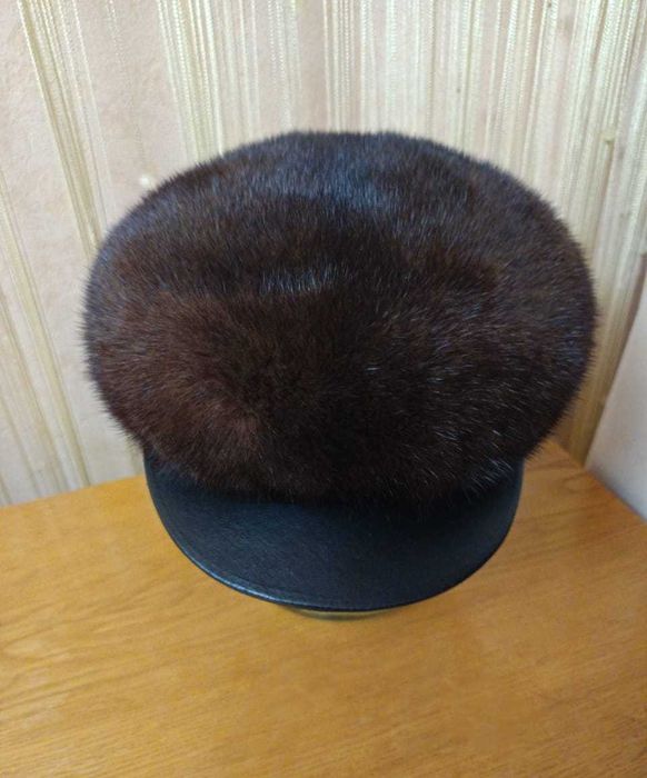 Норковая кепка мужская