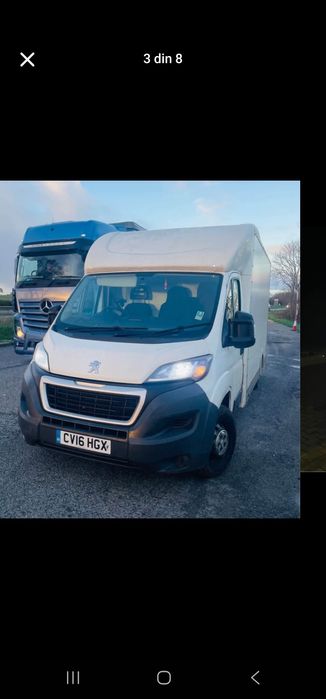 Peugeot Boxer 2016 Luton Van Duba Volan Dreapta