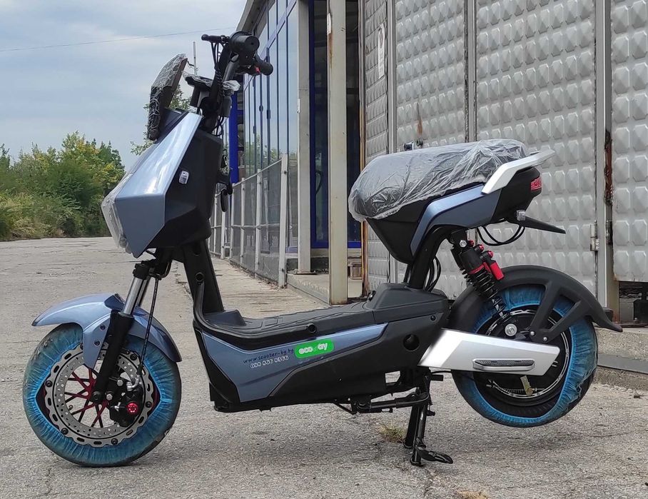 Електрически скутер EcoWay модел YC-H 800W мотор сив цвят
