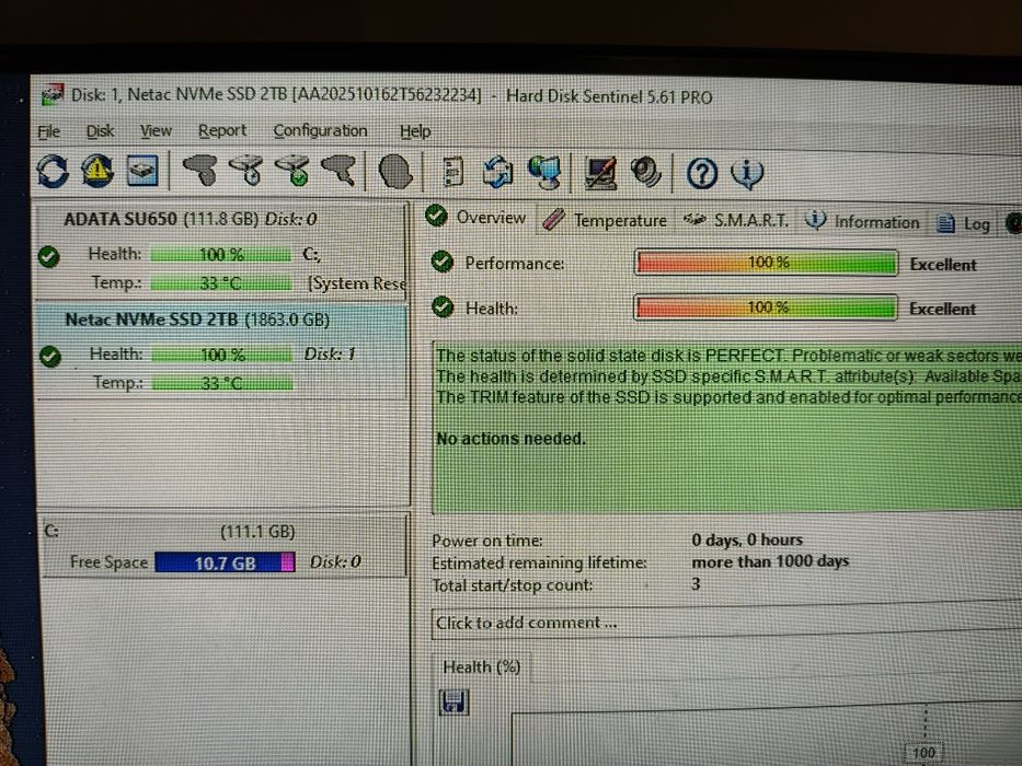 Vând SSD Neta NV3000 2TB 2280 Nvme M2