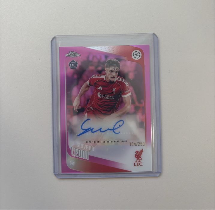 Topps Chrome Giovanni Leoni RC /250 Auto