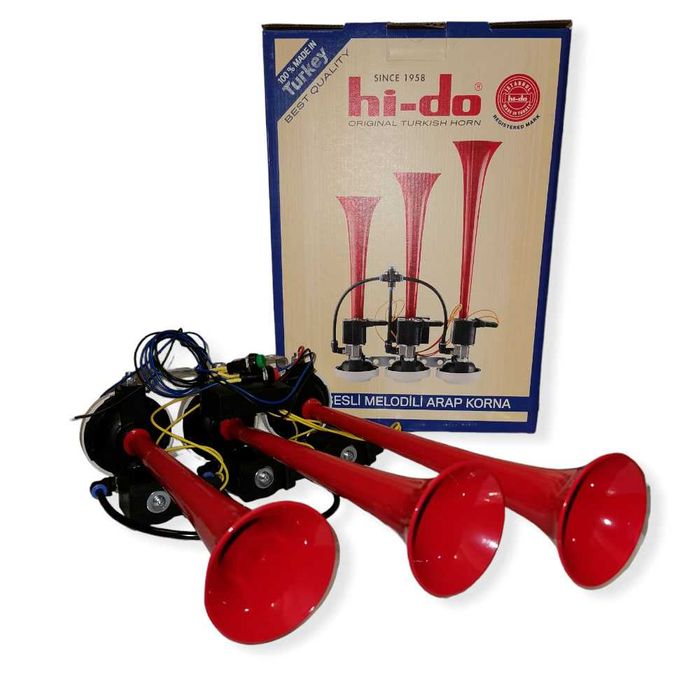 12V 230dB Музикална Тромба с 12 мелодии за Бусове Камиони Автовози