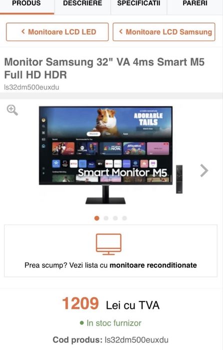 Monitor Samsung Smart