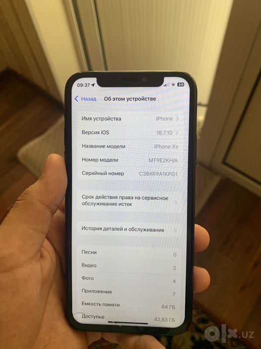 Iphone xs xolati yaxshi