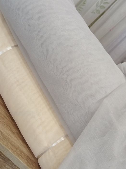 Плат за пердета - банбук , пръскан лен от мсмпердета.бг