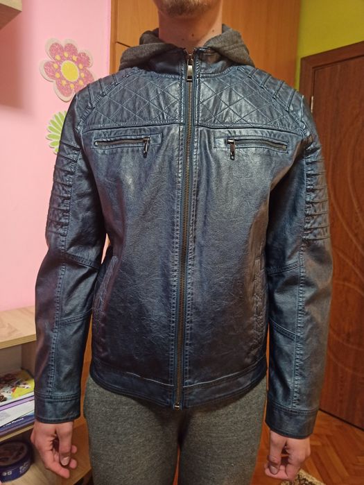 Мъжко яке еко кожа