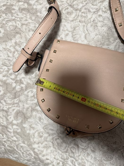 Geanta dama Victoria Secret roz nude crossbody eleganta cu tinte