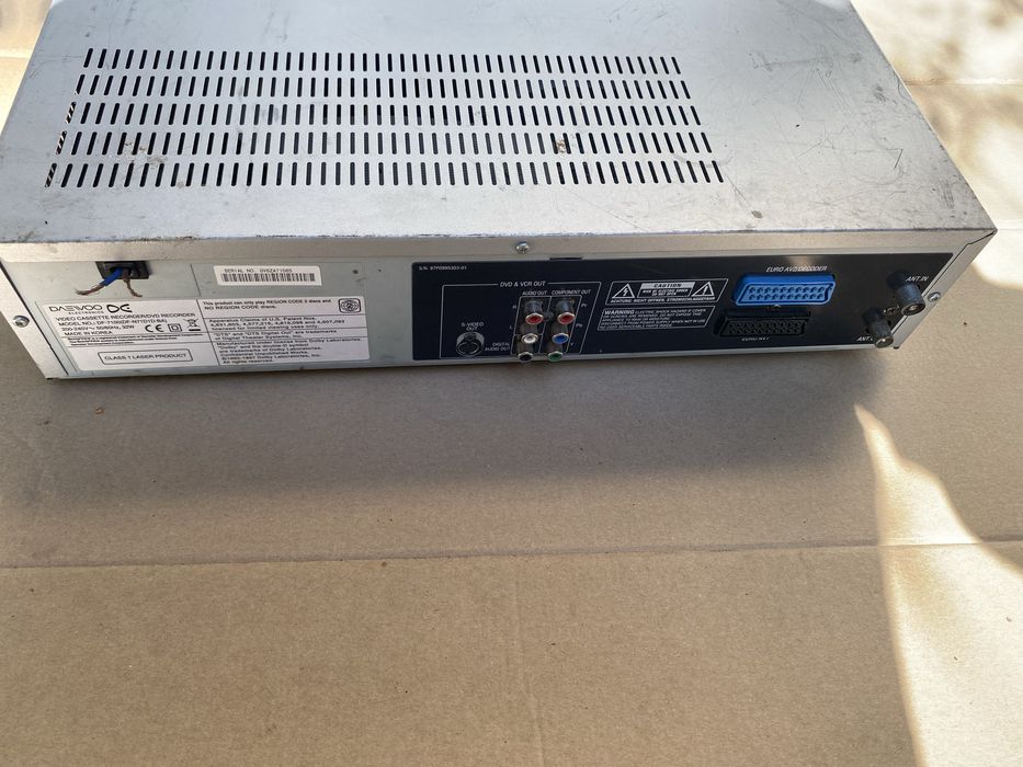 Combo vhs dvd daewoo