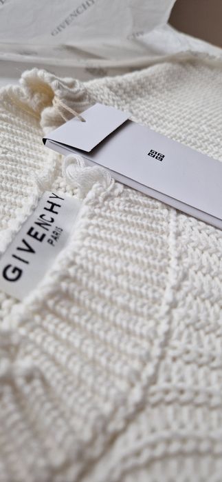 Pullover Unisex Givenchy Distressed Back Logo Knitted Sweater S