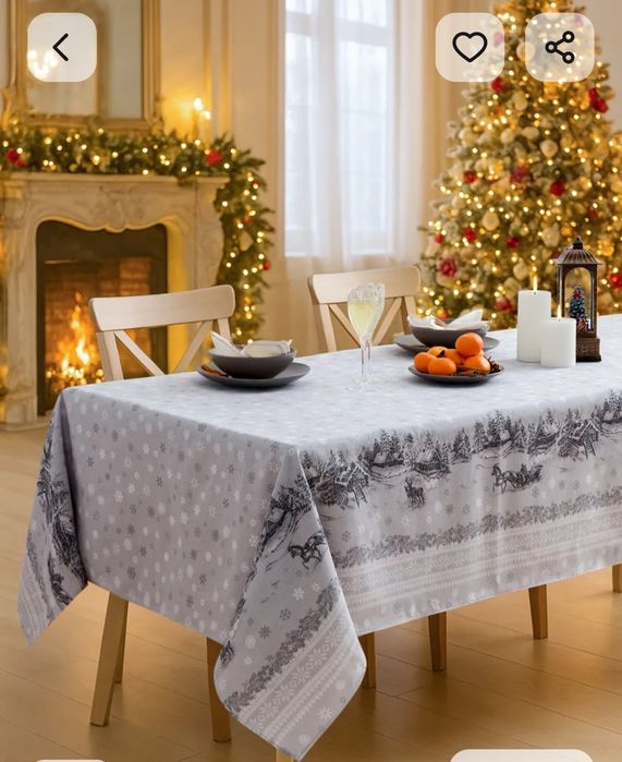 Продам новогоднюю скатерть.