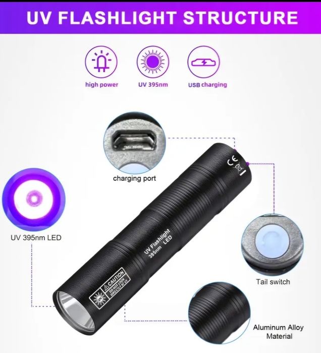 UV Led  USB фенерчета
