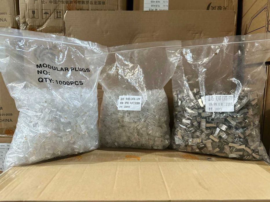 Коннекторы RJ45 Cat6  Xtech Computer