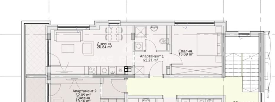 Продава се Двустаен апартамент в София, Левски - 75 кв.м за 1599 €/кв.м - Снимка #1