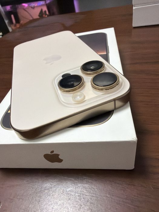 Iphone 16 Pro Gold 256Gb Full Box 93% baterie
