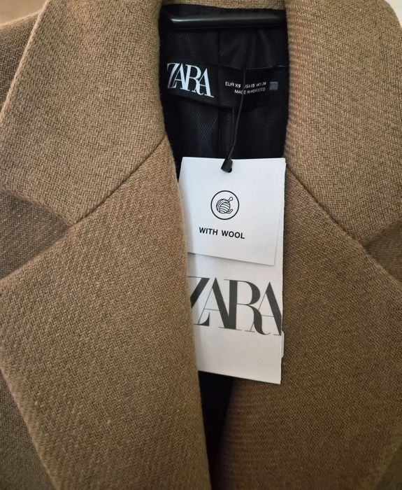 Вълнено палто "ZARA"