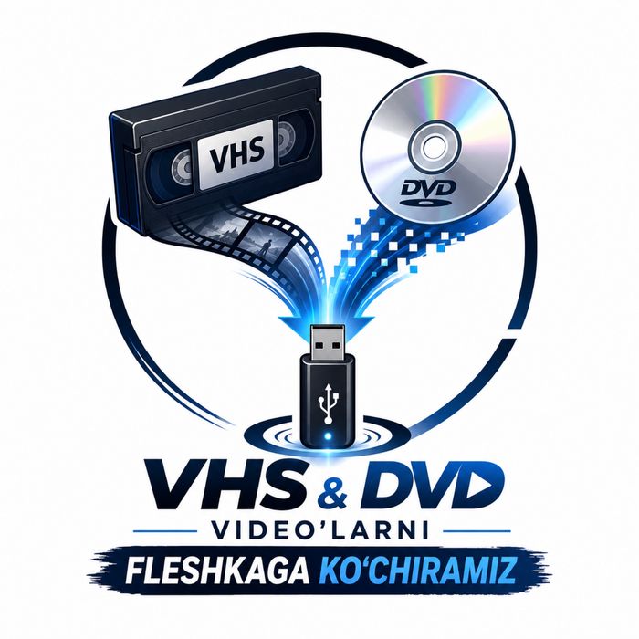 VHS va DVD videolarni fleshkaga ko‘chirish xizmat