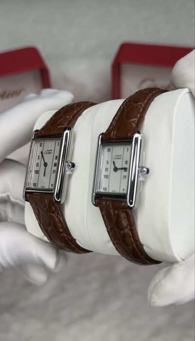 Часы наручные парные Cartier