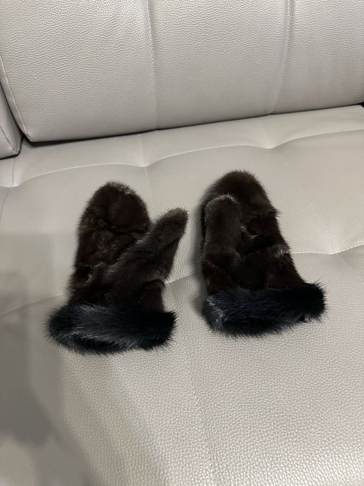 Норковые варежки