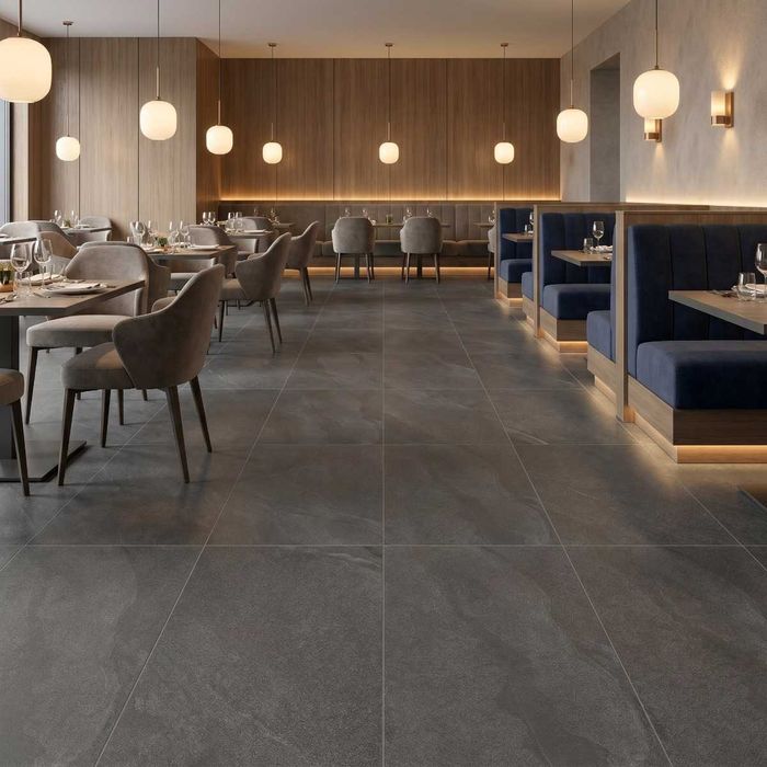 Gresie exterior/interior Leon Anthracite F P 600X1200X8 R Mat 1L