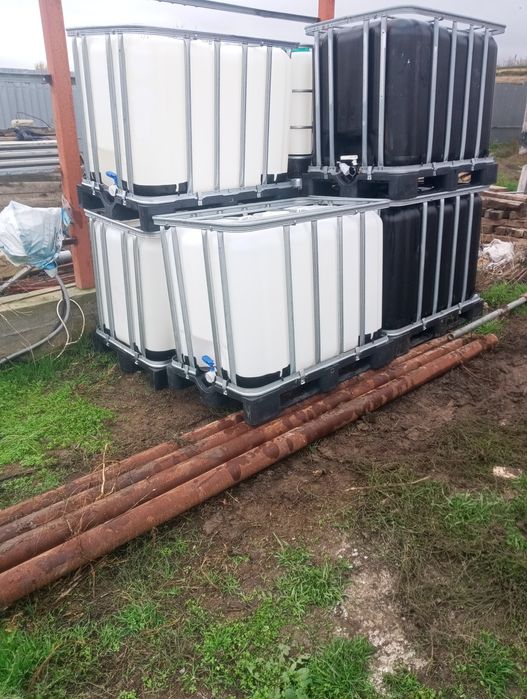 600 l și 1000 l bazine ibc curate igienizate alimentare