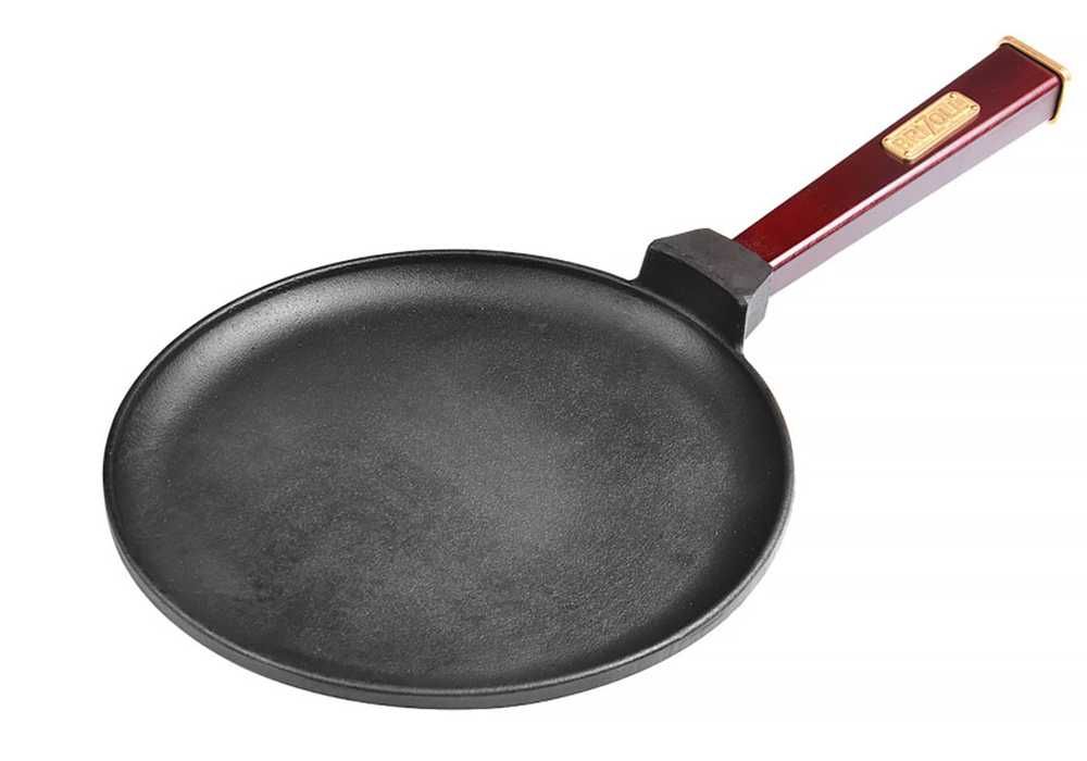 Чугунен тиган за палачинки, 20см-26см