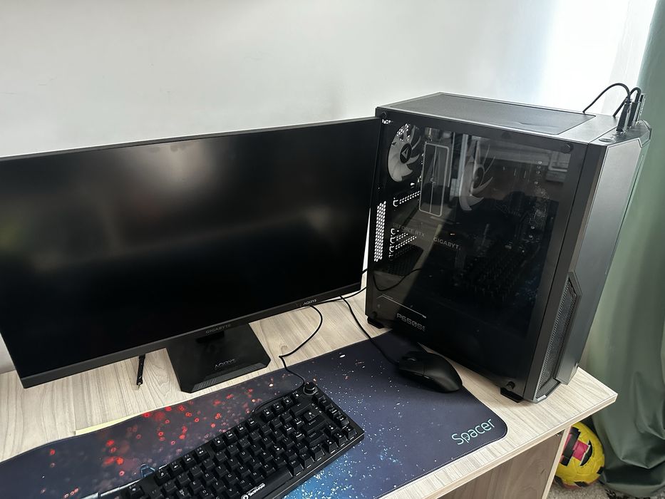 Pc gaming zmeu  nou ,ryzen 5 rgb