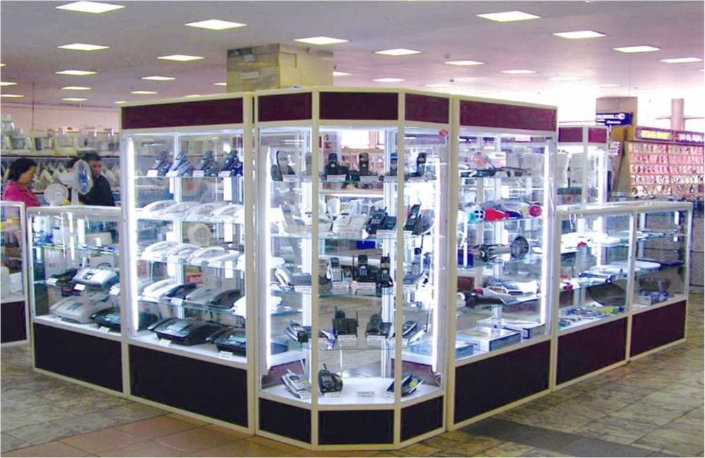 Прилавок витрина, стеклянная, metal oynaly vitrina va prilavkalar