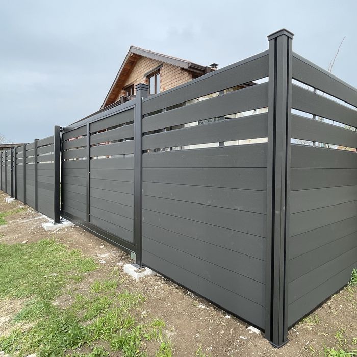 WPC Декинг Ограда