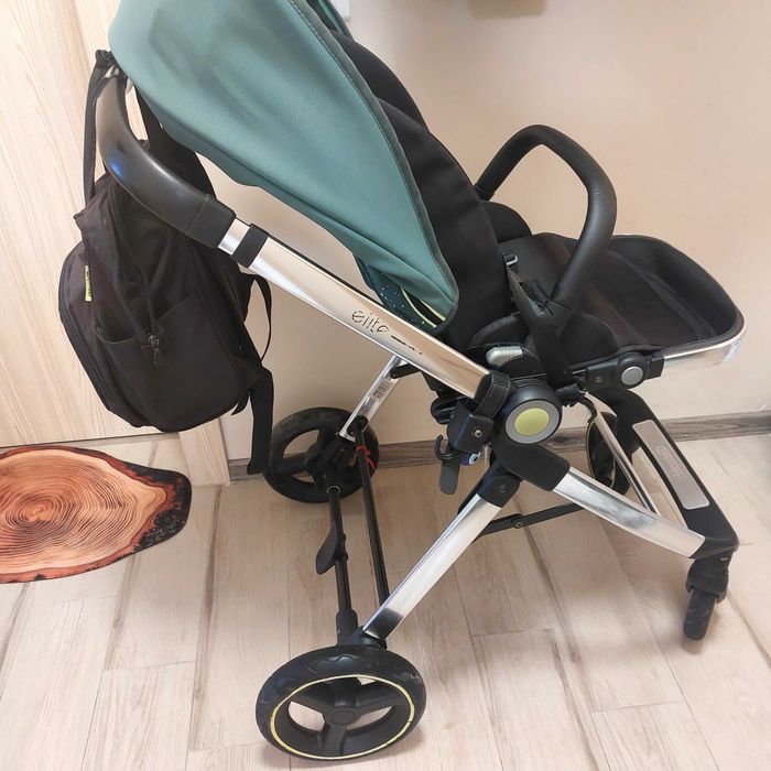 Бебешка количка 3 в 1, Chipolino-Елит, Авокадо