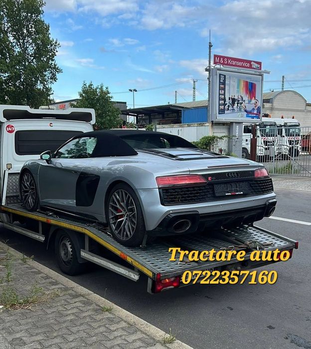 Tractare auto / Platforma Auto / Asistenta Rutiera non-stop