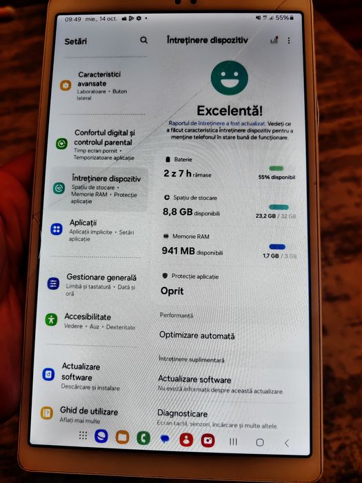 Samsung tab a7 lite schimb cu telefon