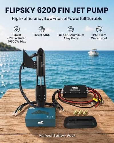 Flipsky 65220 SUP Thruster 6000W + 12S 16.8Ah Пълен комплект- батерия във водоустойчива кутия - ЧИСТО НОВО