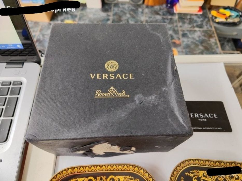 Порцелан Чинии за чаши Versace Rosenthal два броя