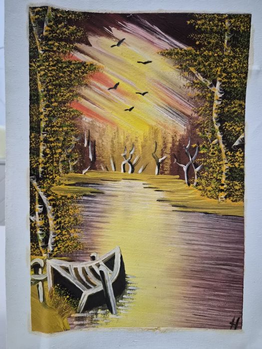 Pictura superba in ulei