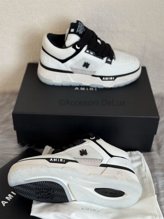 Sneakers Amiri MA-1 2024 White/Black Full Box [Verificare Colet] New