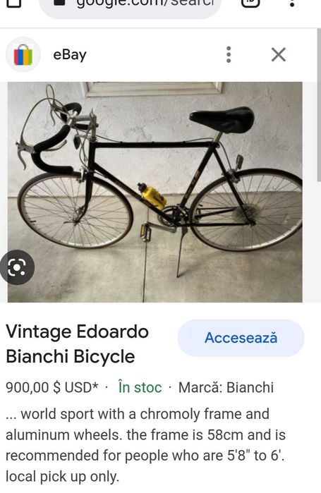 Bicicleta cursiera Bianchi 022 Ishiwata Limited vintage