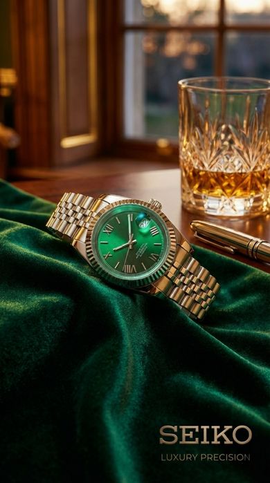 Ceas Seiko DateJust Emerald