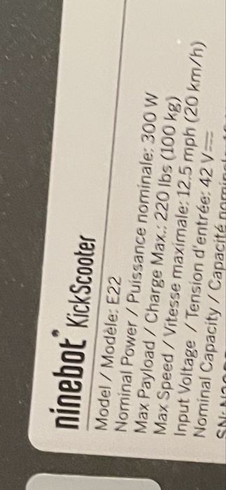 Электросамокат Ninebot by Segway E22