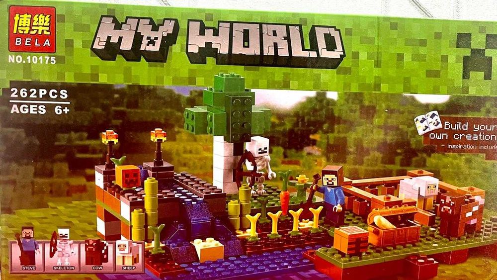 Lego city, minecraft.