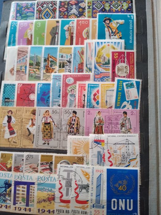 Coleții de timbre vechi 4 albume .