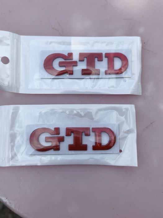 GTD метален стикер