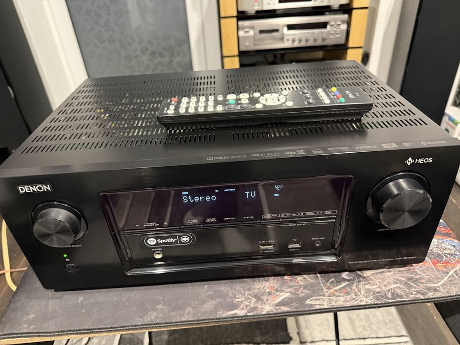 Receiver Denon AVR-X2400H,7.2,Dolby Atmos,Wifi,Bluetooth,4K,